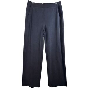 ODODOS NWT Black Wide Leg Yoga Pants XL Modal Stretch Pull On Athleisure Travel